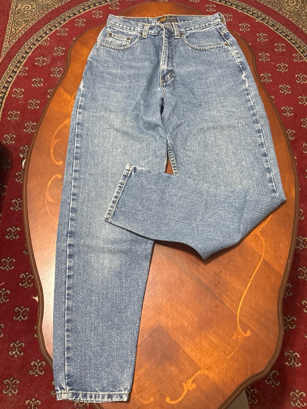 Route 66 High-Rise Light Blue Straight Jeans